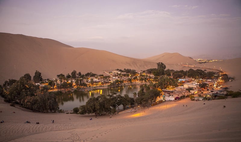 Huacachina Oasis in Peru